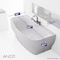 Anzzi Bank 5.41 ft. Freestanding Bathtub in White FT-AZ112 - alternate 6